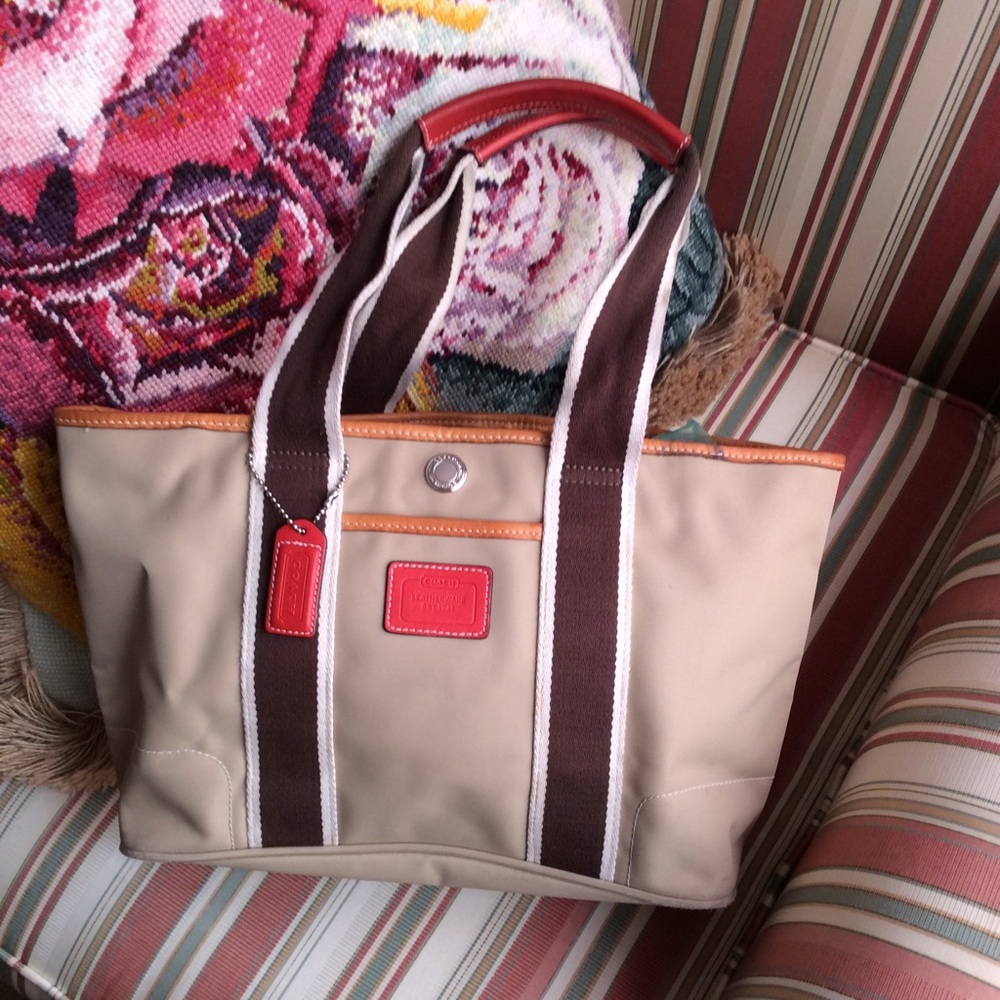 Coach Canvas Tote